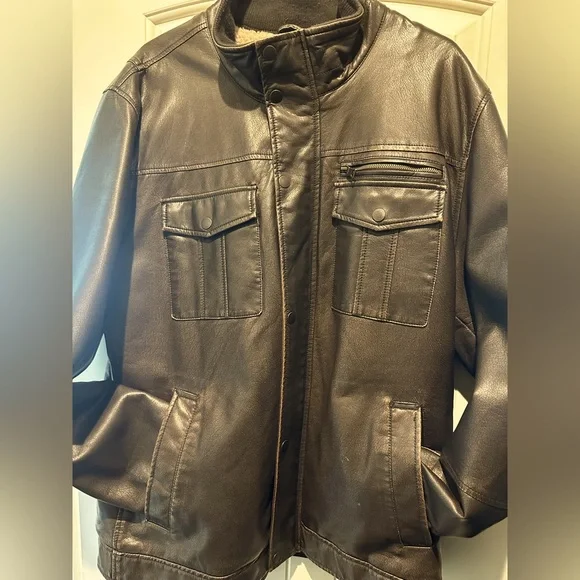 Gh bass leather jacket deals